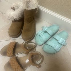 Koolaburra By UGG Boots Girls Size 2 ++ 2 Pair Sandals 