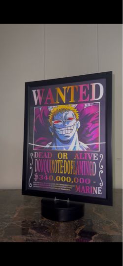 One Piece Wanted 3D Changing Holographic Lenticular Poster