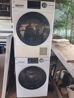 G.E washer & dryer