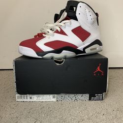 VNDS JORDAN 6 CARMINE SIZE 11.5