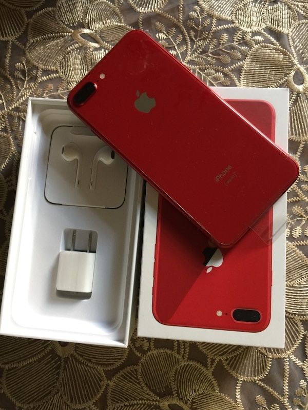 IPHONE 8 PLUS RED 64 GB att & Tmobile Sim card