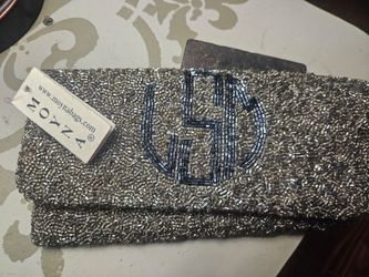 Moyna beaded evening bag