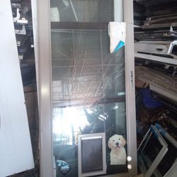 Exterior Glass Door With Doggy Door In Ut 