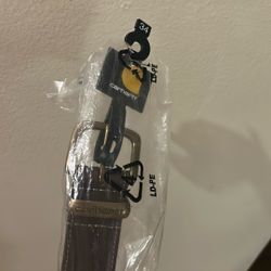 Carhartt Leather Belt Brown 34