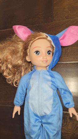 Disney ILY 4ever Stitch 18'' Doll Strawberry Blonde Hair Articulated