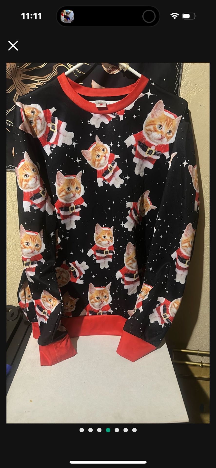 Ugly Christmas Cat Sweater