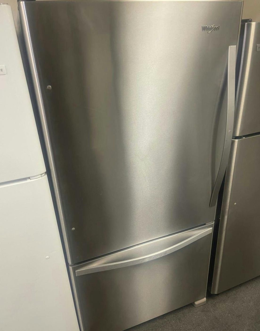 Whirlpool Bottom Freezer Stainless Steel Fridge
