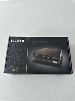 Luxul 4-Port PoE+ Network Switch (SW-100-04P)