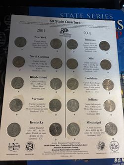 50 State Quarters Collection 2001–2002