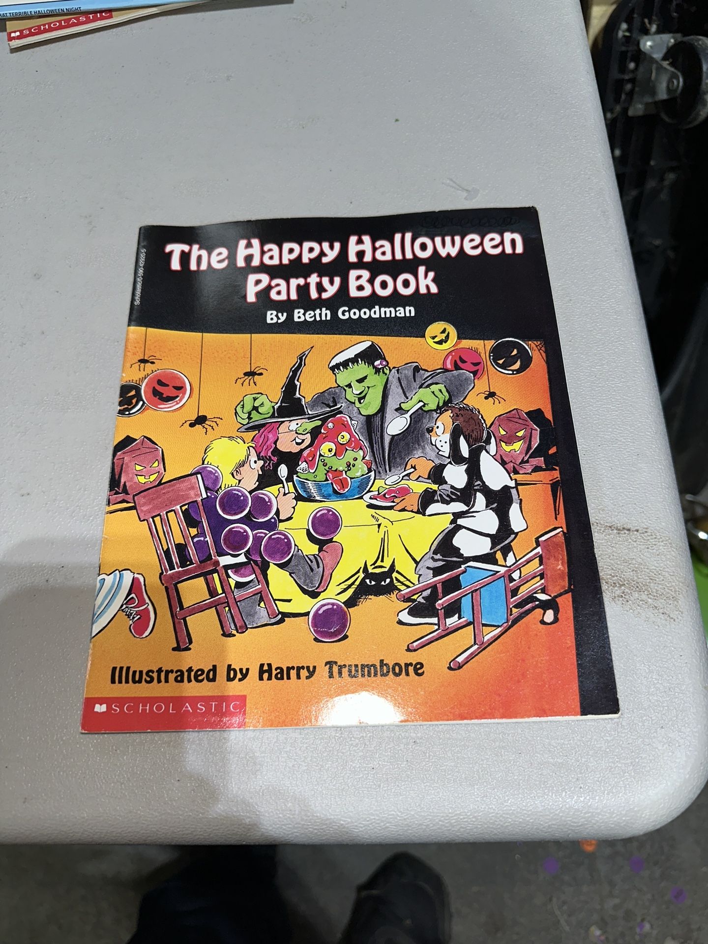 Eight Vintage Halloween Kids Books