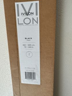 Black Curtain Rod