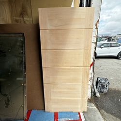 Solid Wood Door Doug Fir clear Grain 