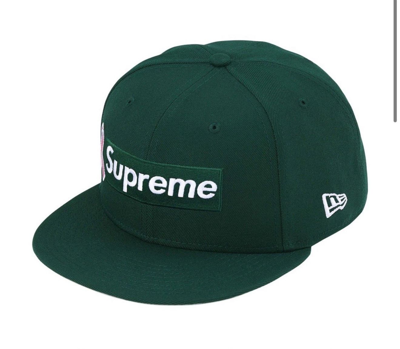 Supreme® Breast Cancer Awareness Box Logo Green 7 3/8