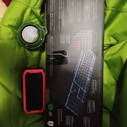 2 Bluetooth Speakers & Light Up Keyboard $40