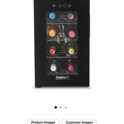 Cuisinart - Private Reserve 8-Bottle Wine Refrigerator/Fridge- Black
