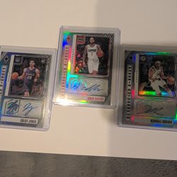 Signed Panini Phoenix NBA Trading Cards 