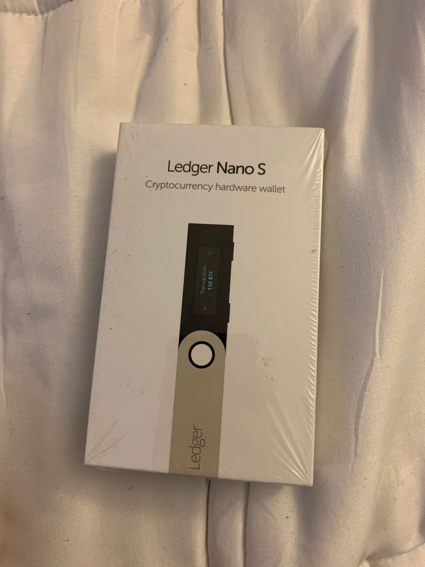 Ledger Nano S cryptocurrency hardware wallet brand new factory sealed