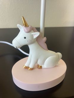 Girls unicorn lamp