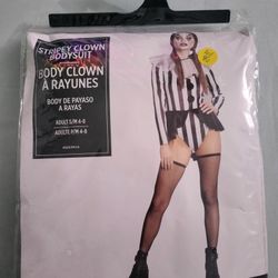Stripey clown Body For Halloween 