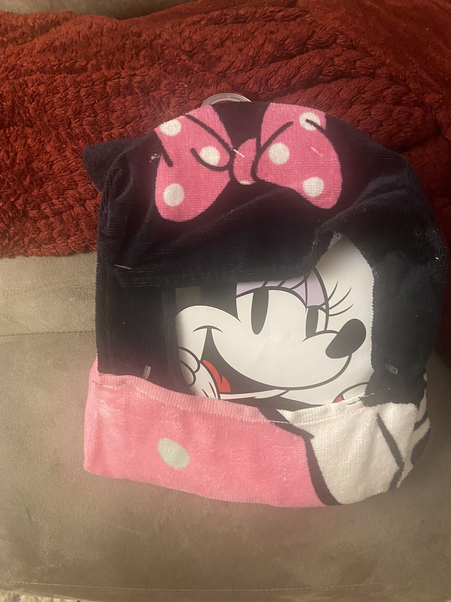 New Minnie Mouse Hooded Towel