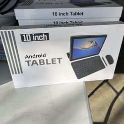 Tablet 10 Inch Android With Keyboard & Mouse 