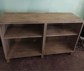 IKEA BESTÅ TV Bench / Media Console – Walnut/Wood Effect