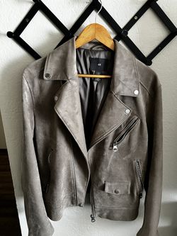 Medium H&M Zipper Suede Jacket