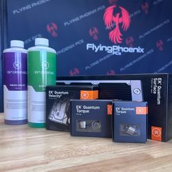 *NEW* EK Water Cooling Parts Lot – Radiators, Reservoirs, Fittings & More