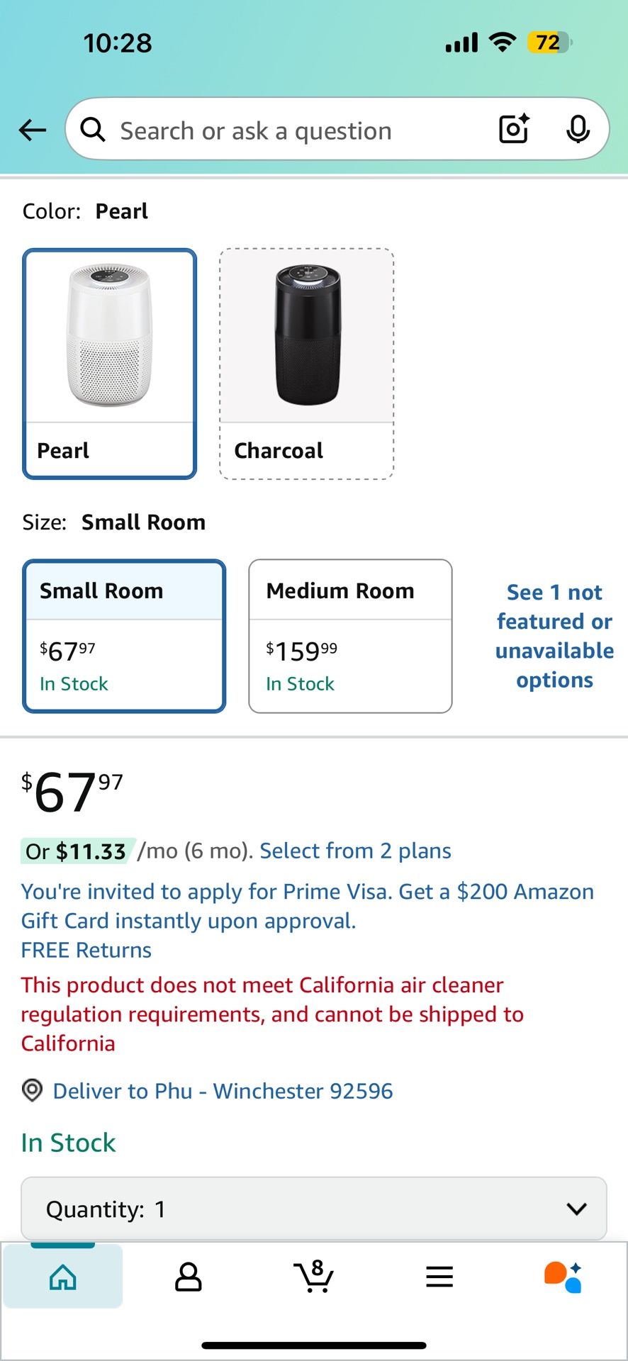 Instant HEPA Quiet Air Purifiers