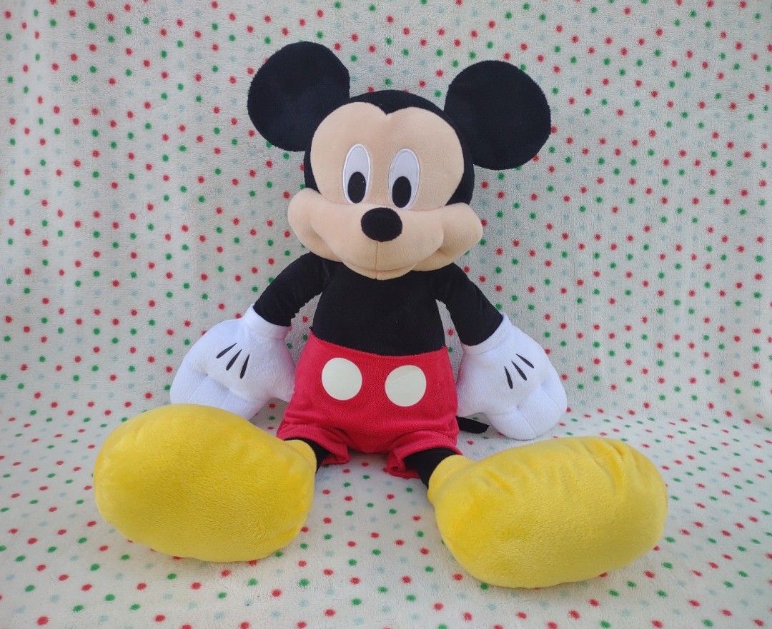 DISNEY Mickey Mouse Plush 24" Stuffed Animal Toy Jumbo Large Figure