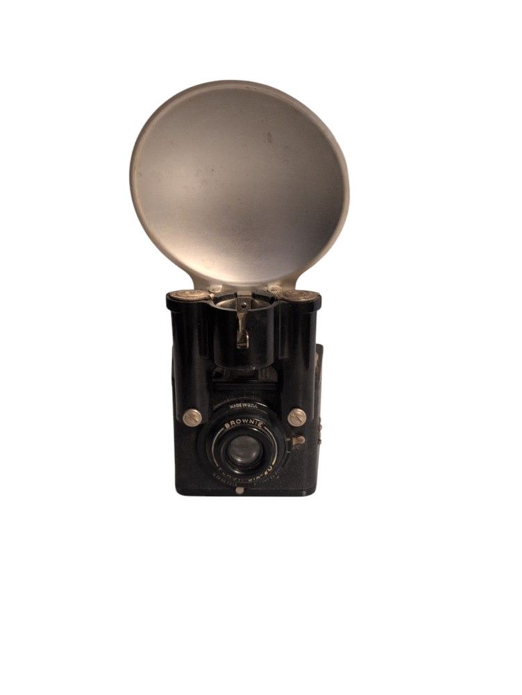 Vintage Kodak Brownie Flash Six-20 Camera and Flash 1940's