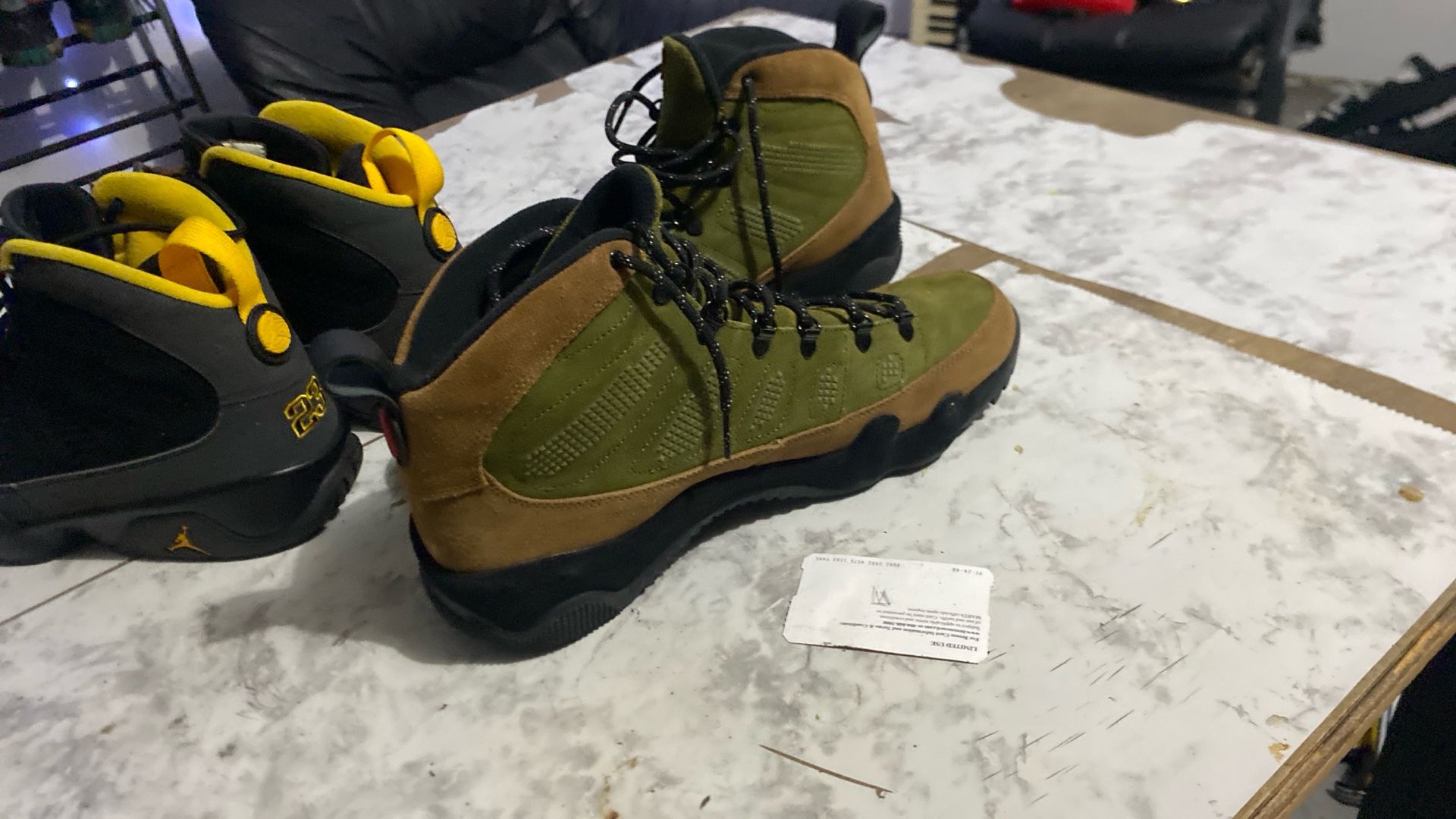 jordan 9 retro boot nrg military brown size 13