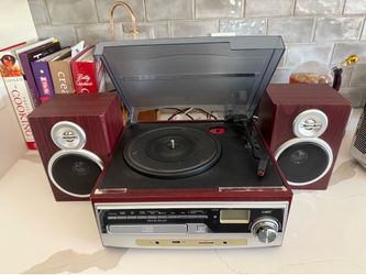 Record Player with cd, tap, blue tooth, usb, SD card player l