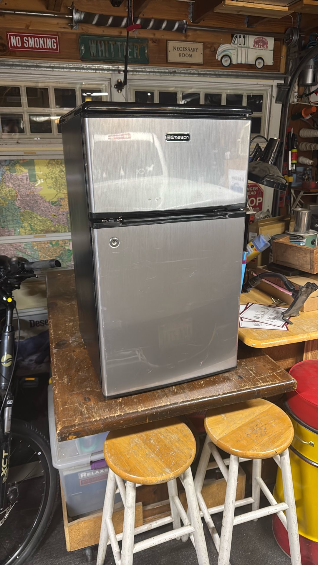 Emerson Small Refrigerator With Lock