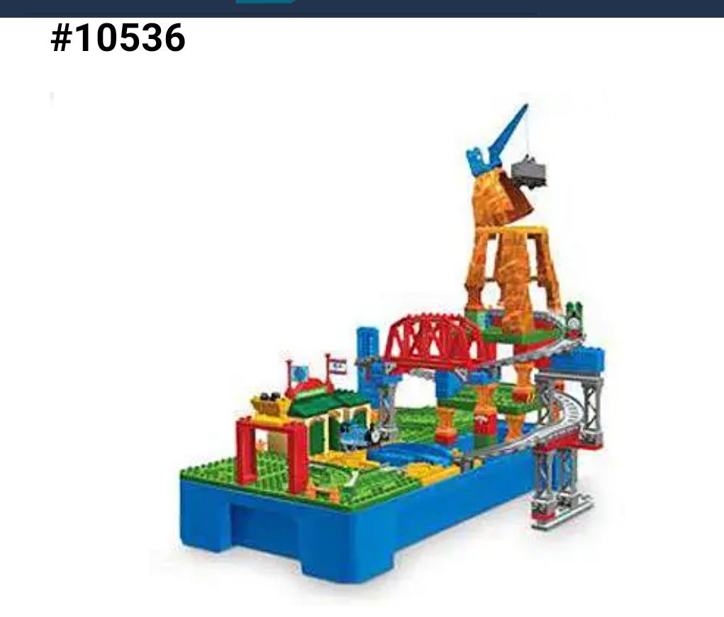 Trains. Lego Megablocs. Storage Table/Playboard. Building Blocks. Thomas The Train. Excellent Condition. 