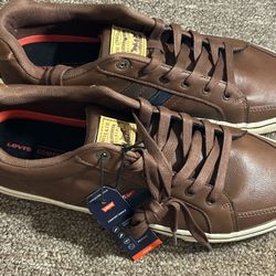 Tan Brown Levi’s Leather Sneaker Casual 