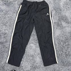 Balenciaga Men's Black and Grey Joggers-tracksuits