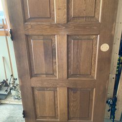 6 Panel Solid Wood Interior Door