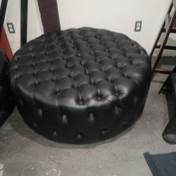 Modway Amour Tufted Vinyl Ottoman