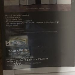 RB  36-in X 80-in primed louver 