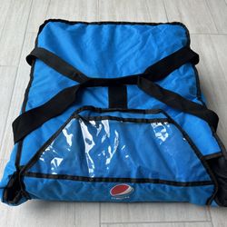 Pepsi Insulated Pizza Food Delivery Bag