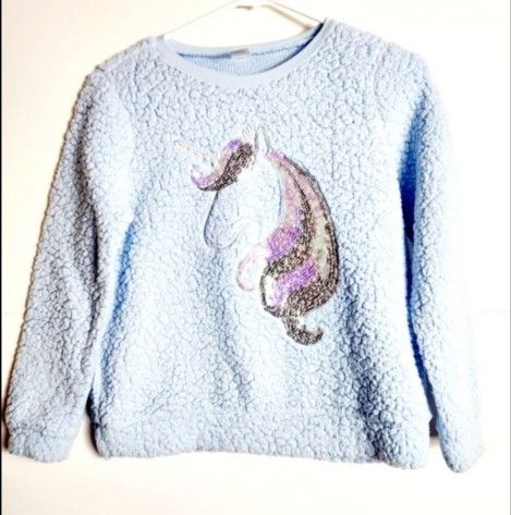 Girl's Unicorn Sweater Size: 10/12