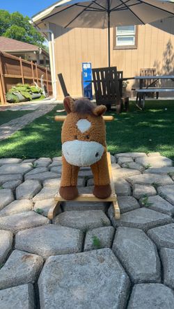 Horse plush rocker