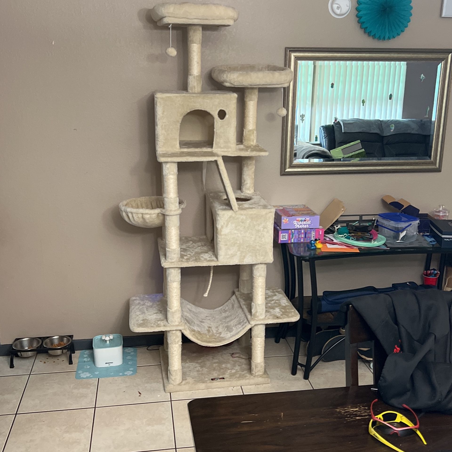 Cat Tree Stands Over 80 Inches Tall (Lightly Used)