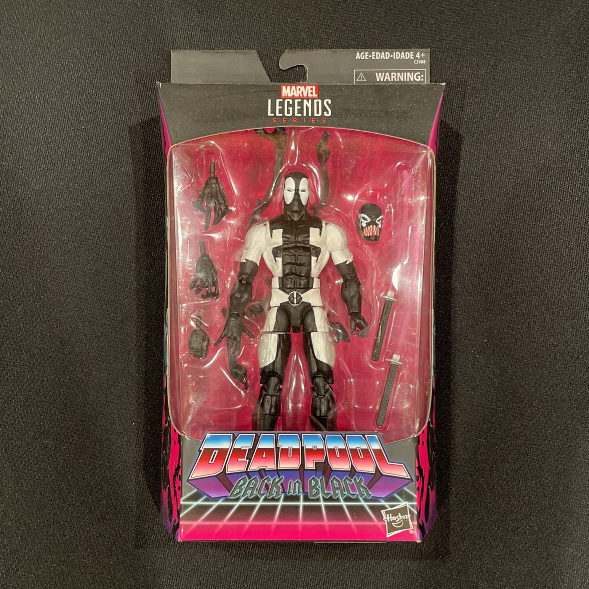 Marvel Legends Deadpool Back In Black Gamestop Exclusive NIB Never Opened