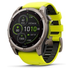 Garmin fēnix® 8 – 51 mm, Solar, Sapphire, Premium Multisport GPS Smartwatch, Long-Lasting Battery Life, Dive-Rated, Built-in LED Flashlight, Titanium 