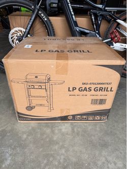 R.W.FLAME Silver 2 -Burner Liquid Propane Gas Grill
