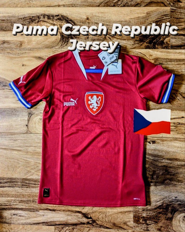 Puma Football Jersey Czech Republic National Soccer Team