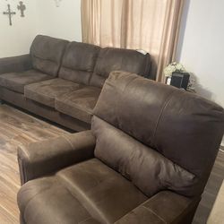Sofa and Recliner For Sale