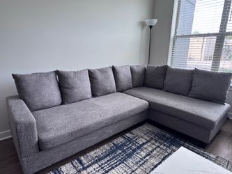 Clean, Modern Grey 2 - Piece Sectional